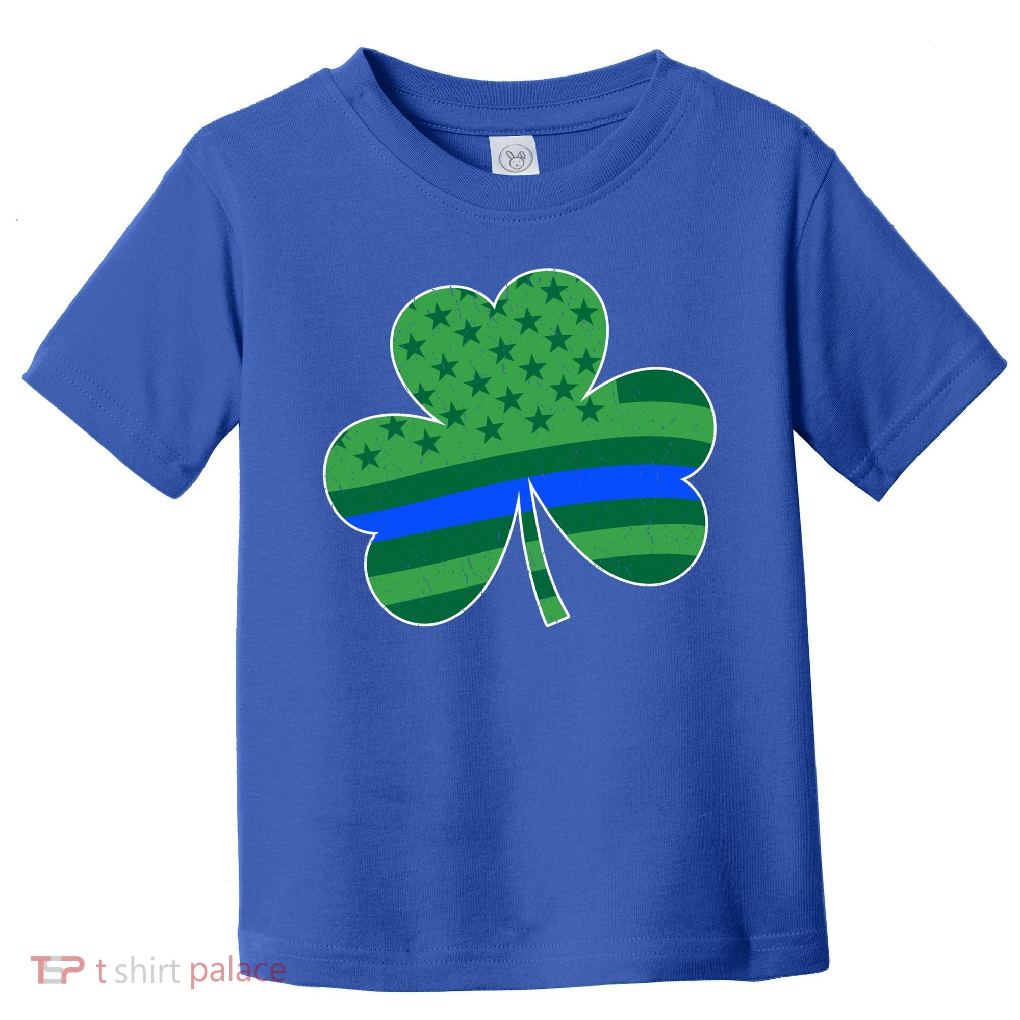 St Patricks Day Shamrock Irish American Police Officer Cop Meaningful Gift Toddler T-Shirt