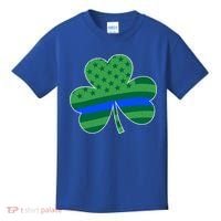 St Patricks Day Shamrock Irish American Police Officer Cop Meaningful Gift Kids T-Shirt thumb 0