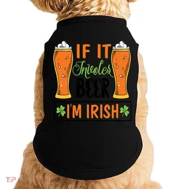 St Patricks Day Drinking Doggie Tank