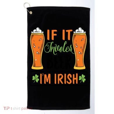 St Patricks Day Drinking Golf Towel