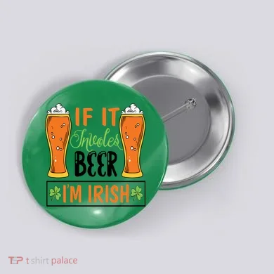 St Patricks Day Drinking Button
