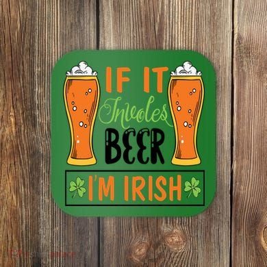 St Patricks Day Drinking Coaster