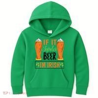 St Patricks Day Drinking Kids Hoodie thumb 0