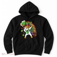 St Patricks Day Dabbing Unicorn Hoodie thumb 0