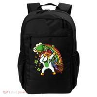 St Patricks Day Dabbing Unicorn Backpack thumb 0