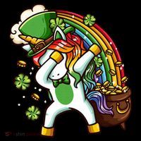 St Patricks Day Dabbing Unicorn Bucket Hat thumb 4