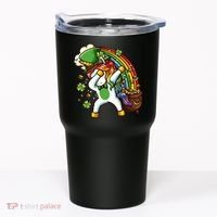 St Patricks Day Dabbing Unicorn Tumbler thumb 0