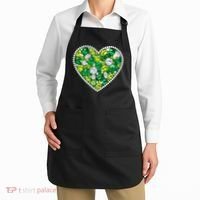 St Patrick's Day Gemstones Peridot Emerald Heart Apron thumb 2