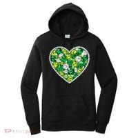 St Patrick's Day Gemstones Peridot Emerald Heart Women's Hoodie thumb 0