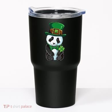 St Patricks Day Leprechaun Panda Cute Irish Shamrock Tumbler