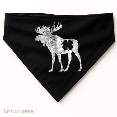 St. Patrick's Day Moose Irish Shamrock Saint Paddy's USA-Made Doggie Bandana