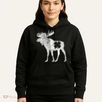 St. Patrick's Day Moose Irish Shamrock Saint Paddy's Hoodie thumb 5
