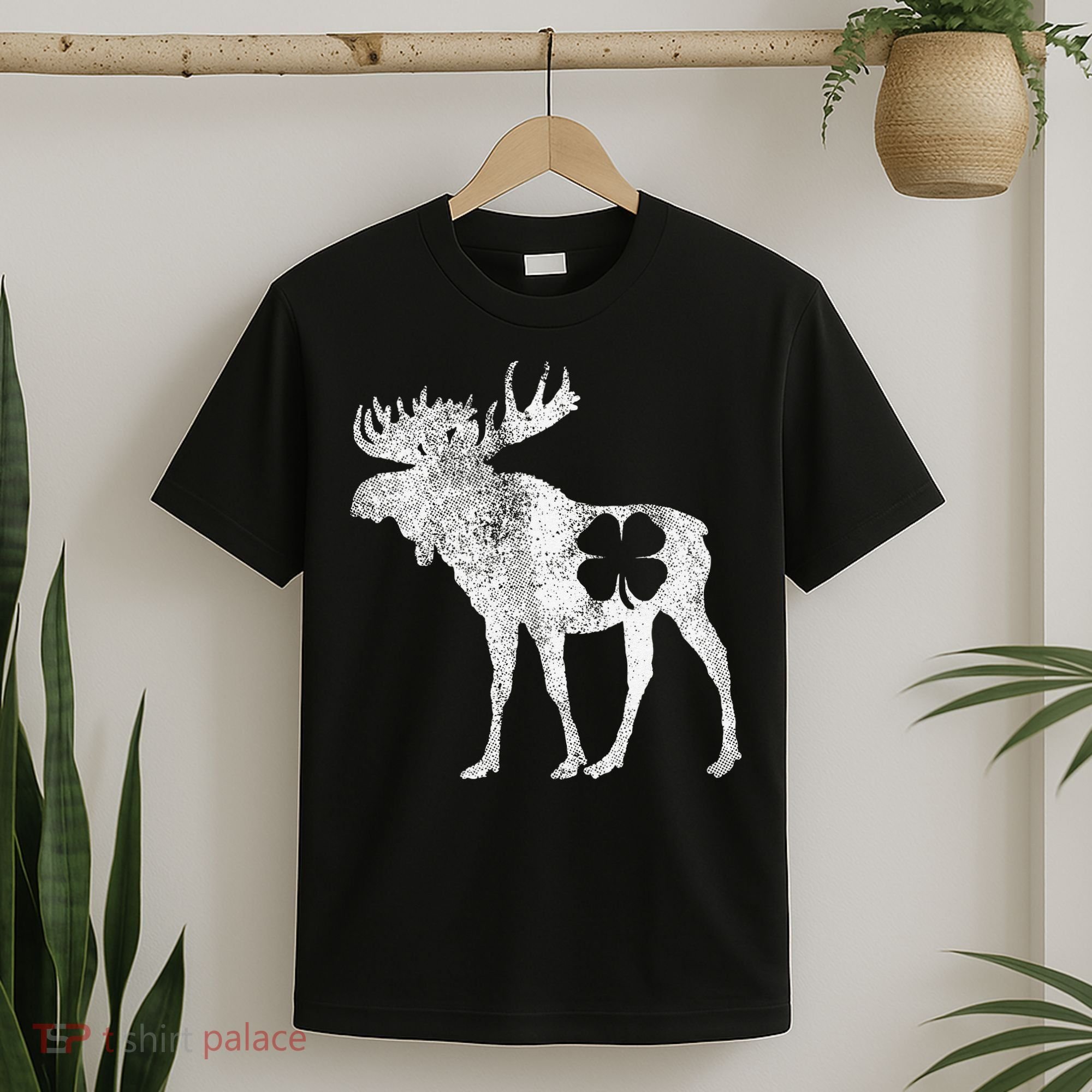 St. Patrick's Day Moose Irish Shamrock Saint Paddy's T-Shirt