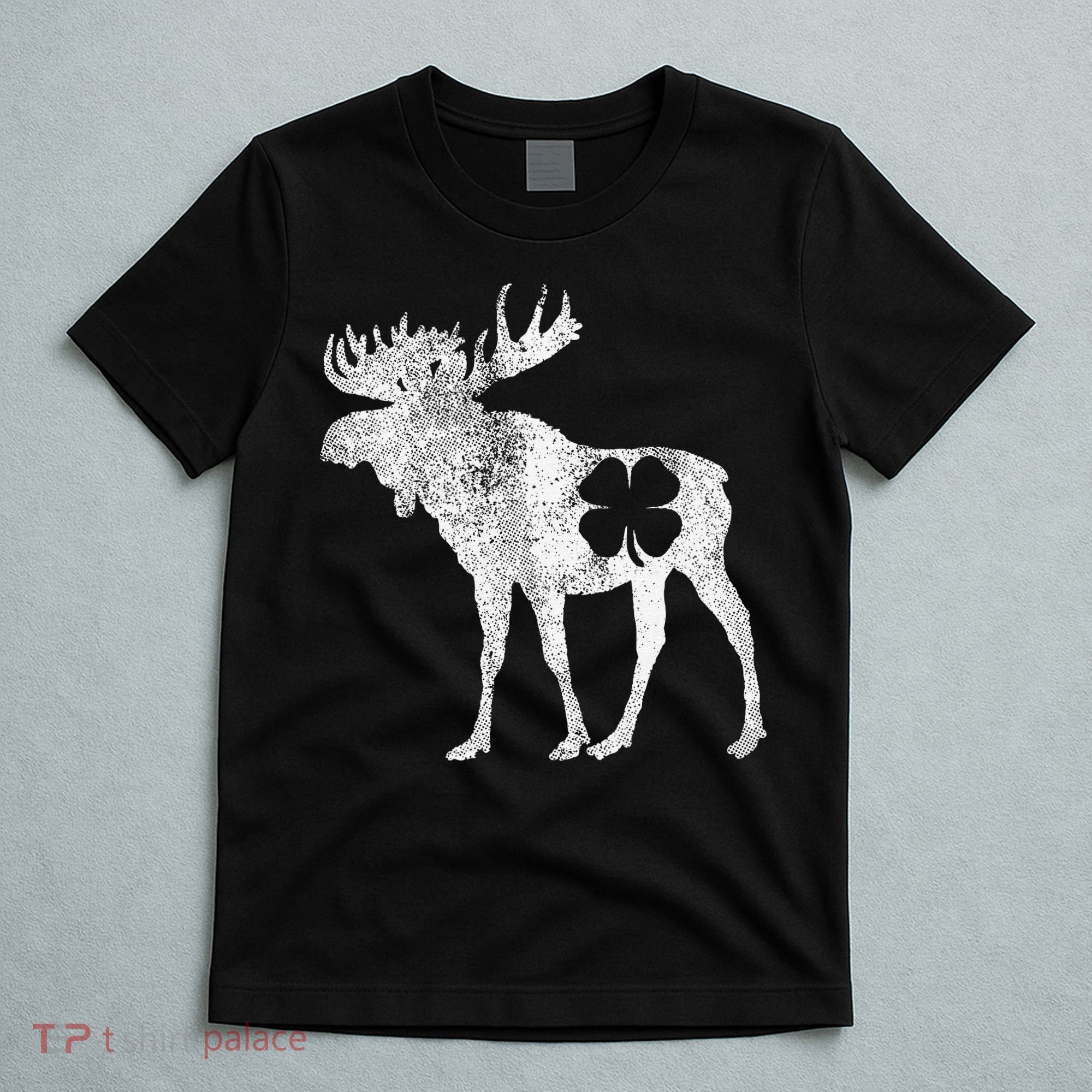 St. Patrick's Day Moose Irish Shamrock Saint Paddy's T-Shirt