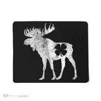 St. Patrick's Day Moose Irish Shamrock Saint Paddy's Mousepad thumb 0