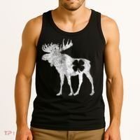 St. Patrick's Day Moose Irish Shamrock Saint Paddy's Tank Top thumb 3