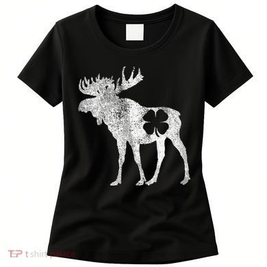 St. Patrick's Day Moose Irish Shamrock Saint Paddy's Women's T-Shirt