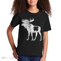 St. Patrick's Day Moose Irish Shamrock Saint Paddy's Kids T-Shirt thumb 2