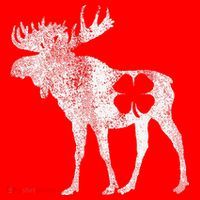 St. Patrick's Day Moose Irish Shamrock Saint Paddy's Santa Hat thumb 1
