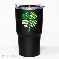 St. Patricks Day Irish American Flag Ireland Shamrock Clover Tumbler thumb 0