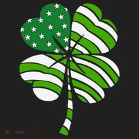 St. Patricks Day Irish American Flag Ireland Shamrock Clover Hat thumb 2