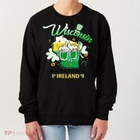 St Patricks Day Wisconsin Americas Ireland Irish Beer Lover Gift Women's Sweatshirt thumb 0