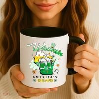 St Patricks Day Wisconsin Americas Ireland Irish Beer Lover Gift Coffee Mug thumb 3