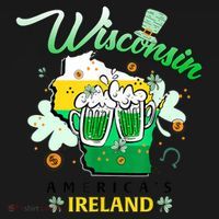 St Patricks Day Wisconsin Americas Ireland Irish Beer Lover Gift Women's Hoodie thumb 2