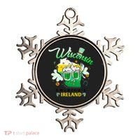 St Patricks Day Wisconsin Americas Ireland Irish Beer Lover Gift Ornament thumb 0
