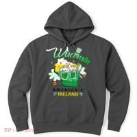 St Patricks Day Wisconsin Americas Ireland Irish Beer Lover Gift Hoodie thumb 0