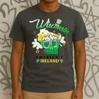 St Patricks Day Wisconsin Americas Ireland Irish Beer Lover Gift T-Shirt thumb 3