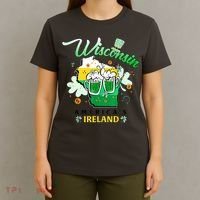 St Patricks Day Wisconsin Americas Ireland Irish Beer Lover Gift T-Shirt thumb 4
