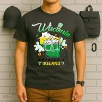 St Patricks Day Wisconsin Americas Ireland Irish Beer Lover Gift T-Shirt thumb 6
