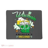 St Patricks Day Wisconsin Americas Ireland Irish Beer Lover Gift Mousepad thumb 0