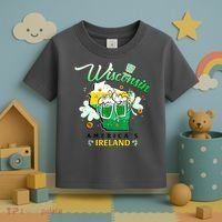 St Patricks Day Wisconsin Americas Ireland Irish Beer Lover Gift Toddler T-Shirt thumb 3
