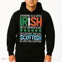 St Patrick's Day Irish Flag Scottish Shamrock Funny Joke Hoodie thumb 2