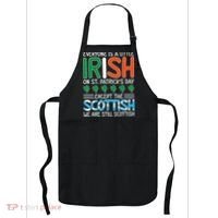 St Patrick's Day Irish Flag Scottish Shamrock Funny Joke Apron thumb 0