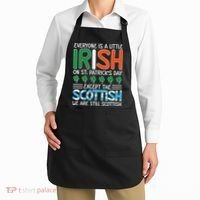 St Patrick's Day Irish Flag Scottish Shamrock Funny Joke Apron thumb 2