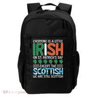 St Patrick's Day Irish Flag Scottish Shamrock Funny Joke Backpack thumb 0