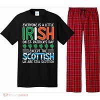 St Patrick's Day Irish Flag Scottish Shamrock Funny Joke Pajama Set thumb 0
