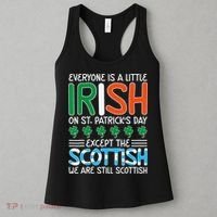 St Patrick's Day Irish Flag Scottish Shamrock Funny Joke Women's Tank Top thumb 3