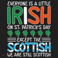 St Patrick's Day Irish Flag Scottish Shamrock Funny Joke Golf Towel thumb 3