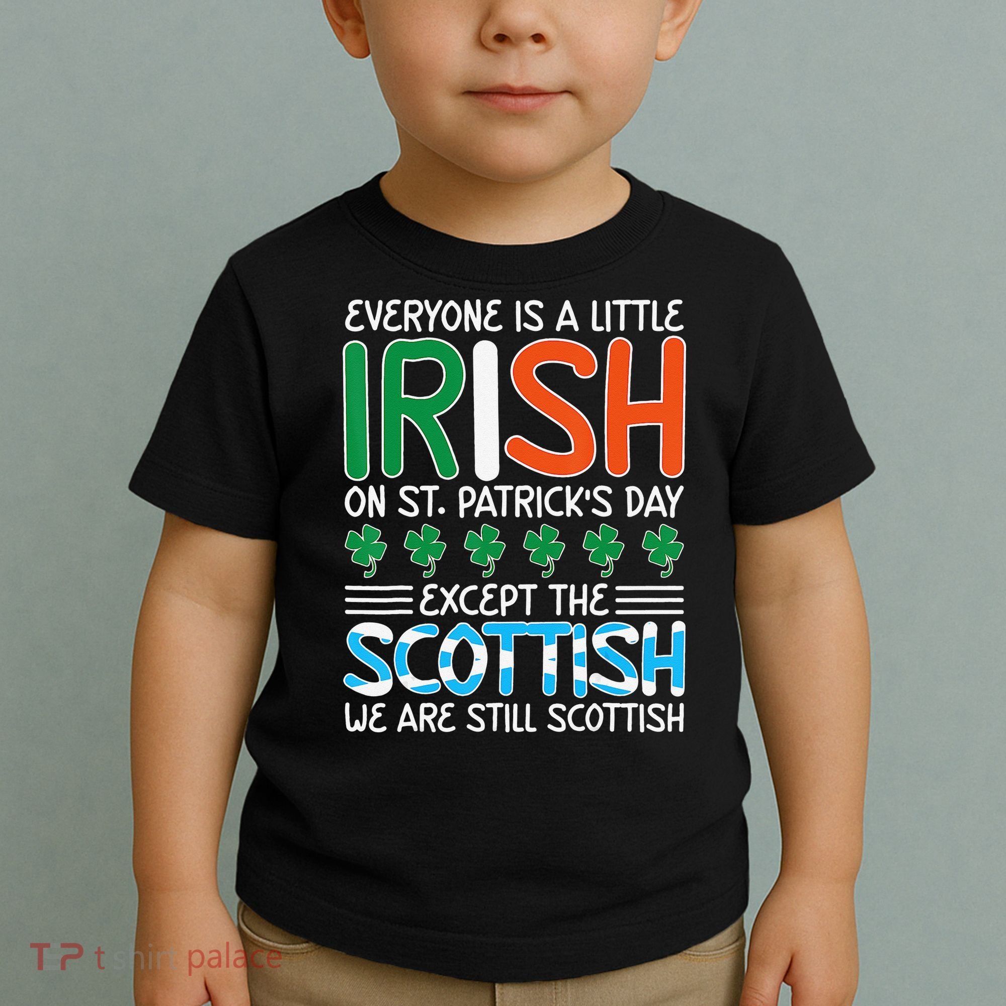 St Patrick's Day Irish Flag Scottish Shamrock Funny Joke Toddler T-Shirt