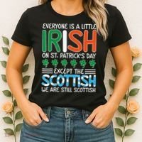 St Patrick's Day Irish Flag Scottish Shamrock Funny Joke Women's T-Shirt thumb 2