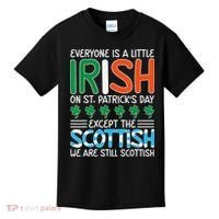 St Patrick's Day Irish Flag Scottish Shamrock Funny Joke Kids T-Shirt thumb 0