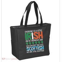 St Patrick's Day Irish Flag Scottish Shamrock Funny Joke Tote Bag thumb 2
