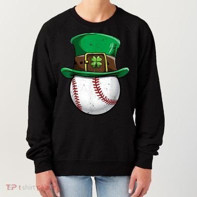 St Patricks Day, Baseball St Patricks Day Women's Sweatshirt