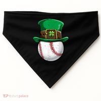 St Patricks Day, Baseball St Patricks Day USA-Made Doggie Bandana thumb 0