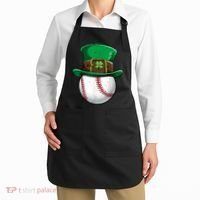 St Patricks Day, Baseball St Patricks Day Apron thumb 2