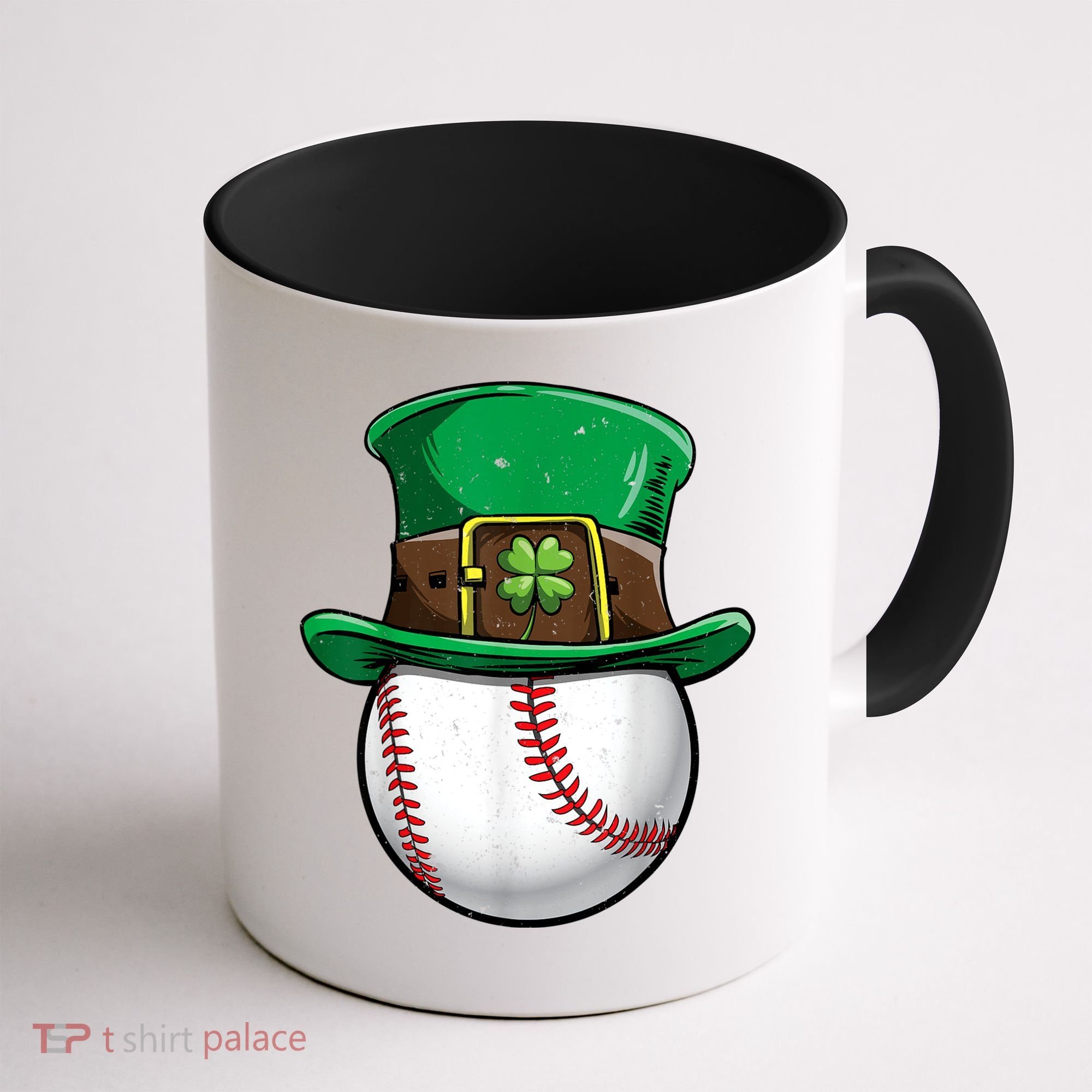 St Patricks Day, Baseball St Patricks Day Coffee Mug